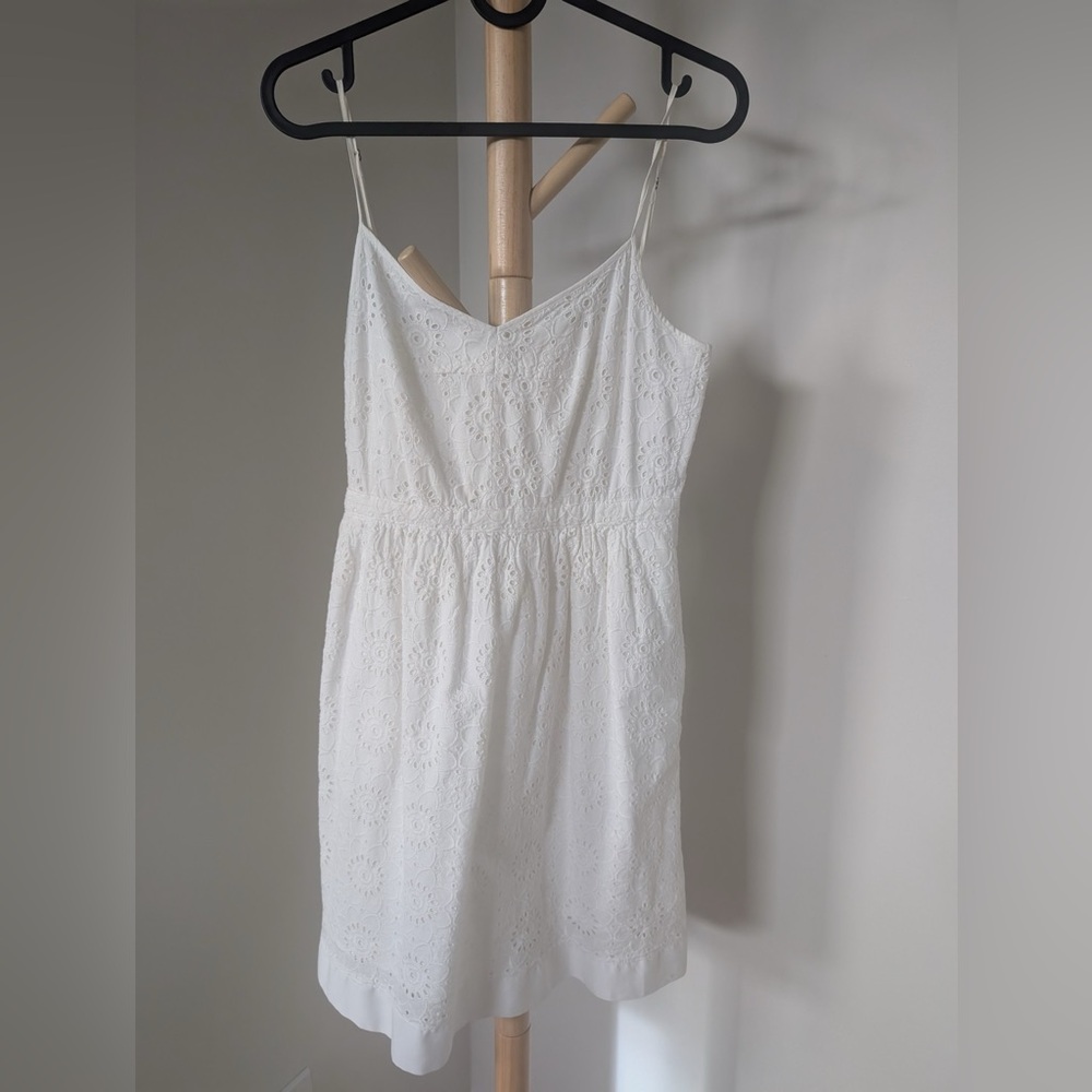 Madewell White Sleeveless Dress